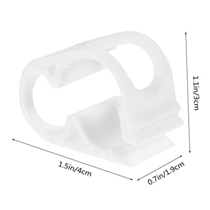 Ciieeo 10-Piece Silicone Tube Clamps Adjustable Hose Stop Clips for Water Regulation Siphon Hose Clip and Shut Off Compatible Tubing Sizes