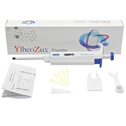 High-Precision Adjustable Single Channel Pipettor 20-200ul for Laboratory | High Accuracy, Manual Variable Volume Micropipette Compatible with Molecular Biology and Cell Culture Research - size: 20-200ul