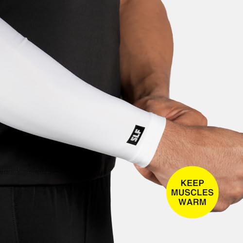 Solid Arm Sleeve - color: Basic White, size: Small-Medium