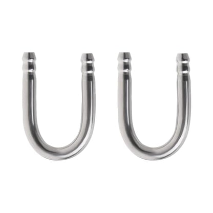 2 Pcs Stainless Steel Aquarium U Shape Tubes Fish Tank CO2 Diffuser Tubes Aquarium Air Pump Connectors for Aquarium Connecting Air Line
