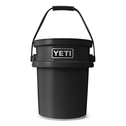 YETI Loadout 5-Gallon Bucket, Impact Resistant Fishing/Utility Bucket - color: Black