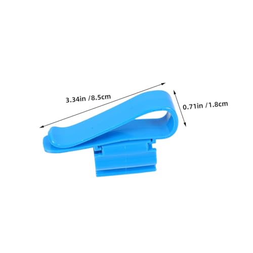 Yardwe 8pcs Plastic Hose Clamps for Fish Tank Durable Water Hose Clips for Secure Fixing Aquariums Compatible with Various Water Tubes Quick Setup for Aquariums - color: Blue