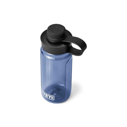 YETI Yonder Water Bottle with Yonder Tether Cap, Lightweight, Leakproof and BPA-Free - color: Navy, size: 20 Ounces