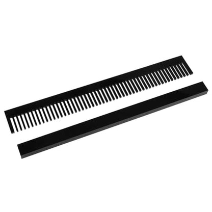 12.6 Inch Black Acrylic Overflow Bar Shrimp Protection Removable Design Fish Tank Weir Comb Overflow Prevention