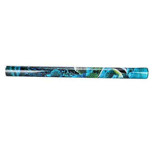 Background Poster Decorative Sea World Paintings PVC Sticker Landscape for Aquarium Fish Tank (61 * 30cm) - size: 61*30cm