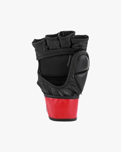 Gameness Pro Training Gloves - color: White/Black/Red, size: Medium