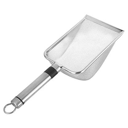 POPETPOP 3pcs Stainless Steel Reptile Sand Scoop Mesh Substrate Cleaner for Terrariums Efficient Sifting Tool for Reptile Litter for Removal and Maintenance