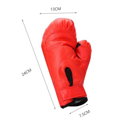 2 Pair Boxing Gloves Punching Bag Gloves Hands Protection Comfortable Punch Mitts Sparring Gloves PU Leather for Grappling - size: Kids