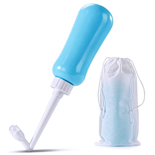 Portable Bidet Travel Large Capacity 15.8oz Personal Toilet Handheld Blue - color: Blue