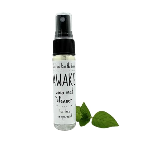 Awake Yoga Mat Cleanser - 1 fl oz - Peppermint and Tea Tree - Room and Body Spray
