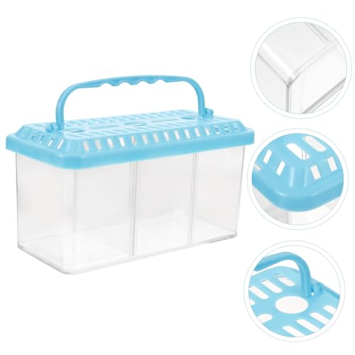 TOYANDONA Transparent Fish Breeding Tank Isolation Box Removable Divider for Betta Fish Safe Feeding System for Breeding and Isolation Aquariums