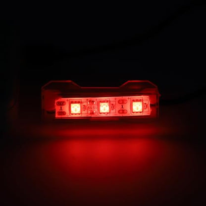 Mini Aquarium Light 0.5-2 Gallon Desktop Aquarium Red USB LED Light - color: Red