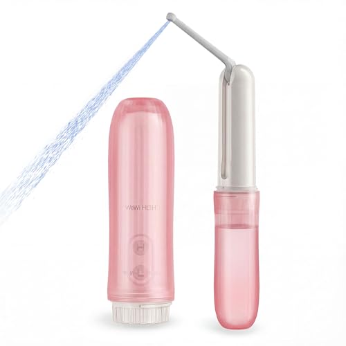 Portable Electric Bidet, Handheld Battery Powered Travel Bidet, Pink - color: Pink