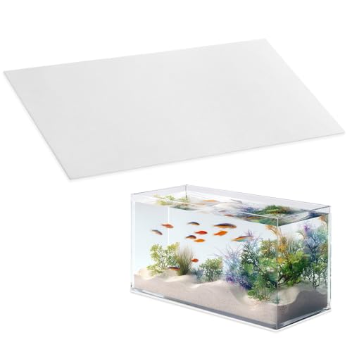 15 x 23 Inch Fish Tank Pad, 6mm Aquarium Leveling Mat, White | Water-Resistant Surface, Easy to Cut, Helps Cushion the Tank Base, Suitable for Aquariums and Terrariums - color: White, size: 15 x 23in