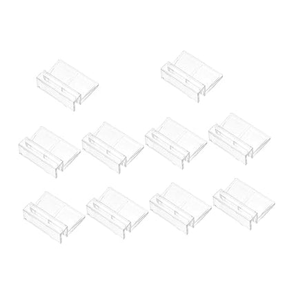 LIOOBO 10pcs Fish Tank Cover Holders Acrylic Aquarium Brackets for Tanks Easy Installation and Support for for Aquariums