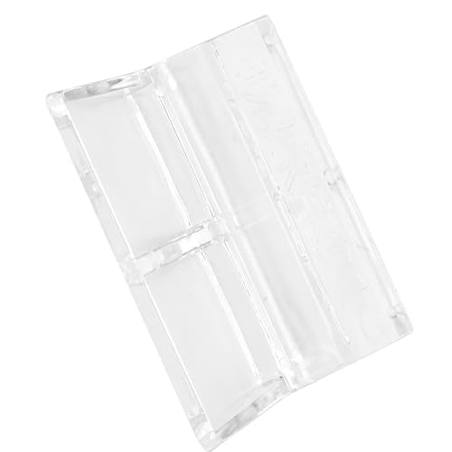 Dioche Sturdy Acrylic Aquarium Glass Cover Holder - 20Pcs Clamp/Holder Support Clamps for 5mm Fish - High Transparency and Easy Installation (10mm) - size: 10mm