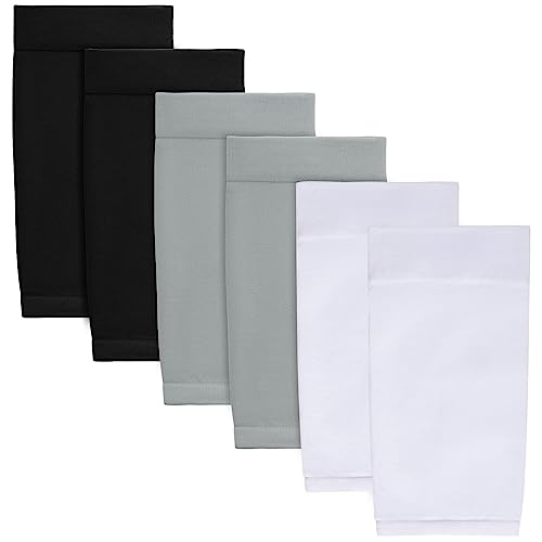 HOVEOX 3 Pairs Tattoo Cover Up Sleeves Tattoo Arm Sleeve Cover for Woman - color: Black, Grey, White