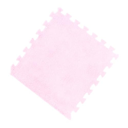 10pcs 30 cm/11.8 in Foam Puzzle Floor Play Mat,Interlocking Carpet Tiles for Home Gym and Fitness Room (Roseate) - color: Roseate