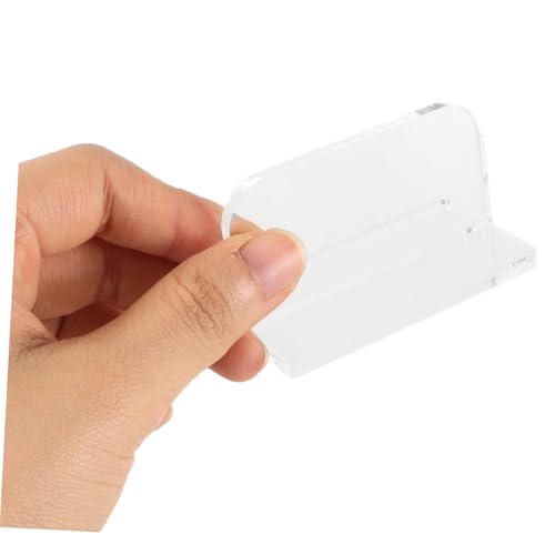 Abaodam 4Pcs Acrylic Replacement Handles for Aquariums Lid Easy Adhesive Fish Tank Cover Parts Durable and Transparent Simple Installation No Drilling Required