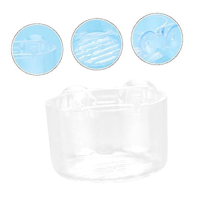 Abaodam Fish Feeder Bowl for Aquarium Feeding Holder with Cup Design for and Fish Easy to Use Feeding Container for Aquatic Pets
