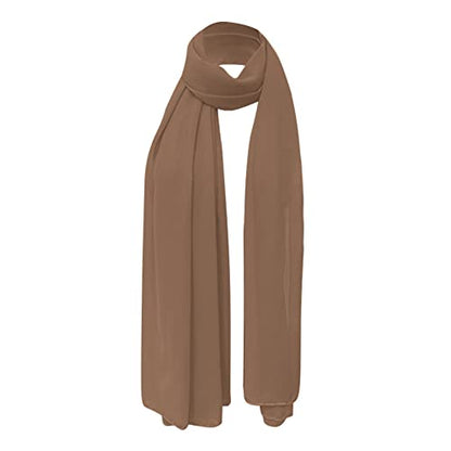 Abayas 여성용 무슬림 아바야 긴소매 맥시 드레스 루즈 풀 커버 이슬람 두바이 가디건 히잡 옷 S-XXL - color: 브라운+히잡, size: S