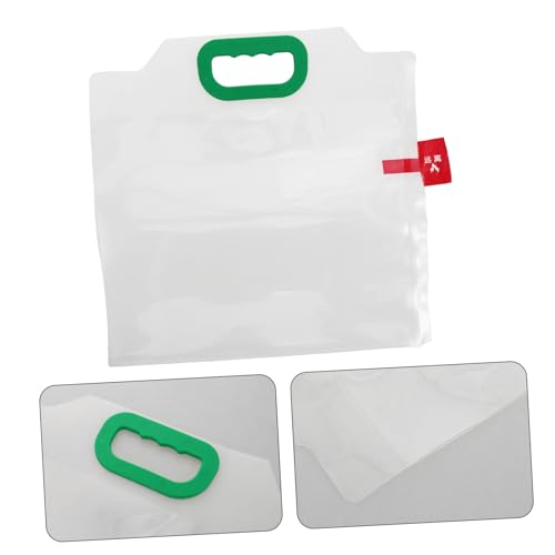 VANZACK 4Pcs Portable Fish Transport Bag with Oxygen Support Transparent Design for Easy Observation Handheld Convenience for Safe Live Fish Shipping