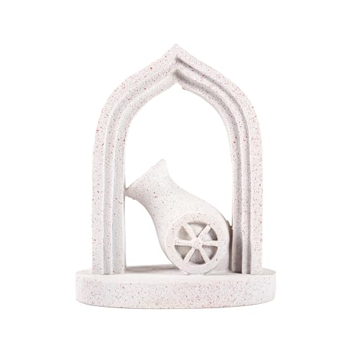 Antique-Style Heavyweight Arch Bookends Made of Durable Resin, These Non-Slip bookends are Perfect for Holding Large Books. an Ideal Gift for Birthdays, Christmas, or Thanksgiving. - color: Ramadan Bookshelf Statue
