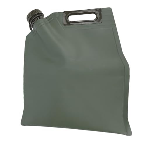Agatige Fuel Bag for Gasoline, TPU Leakproof Portable Handheld Vehicle Oil Transfer Bag Gasoline Container for Drivers Motorcycles SUVs Road Trips (5L) - style: 5l