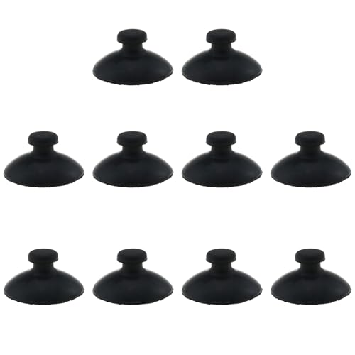 10PCS Black Plastic Aquarium Suction Cup Clips 20mm Fish Tank Water Light Suction Cup Holder for Aquarium Aerated Filtration and Aeration of Air Fish Tank
