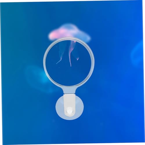 GANAZONO Acrylic Fish Tank Magnifier with Cup Clear Observation Tool for Small Animals Plants and Landscapes and Lightweight Glass for Aquariums