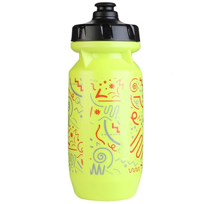 Squeeze Cycling Sports Water Bottle for Biking and Outdoor Activity, Cycling Squeeze Bicycles Bicycles - color: Yellow