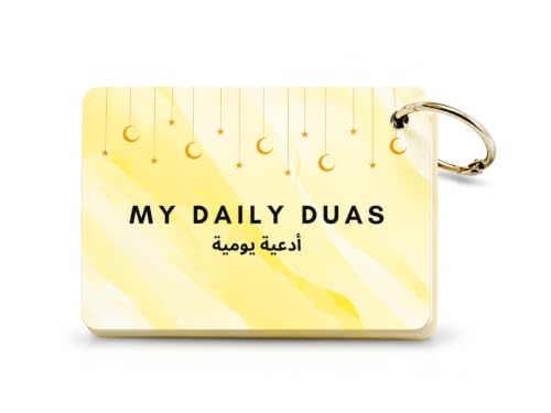 20 Islamic Daily Dua Cards, Islamic Duas Gift for Children and Adults, Ramadan, Dua Cards Translation and Transliteration for Muslims