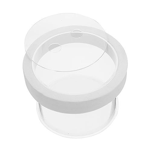 Mikikit Floating Fish Breeding Box with Removable Cover and Permeable Bottom Small Aquarium Isolation Tank for Fry Protection and Water Flow Suitable for Saltwater and Freshwater Fish