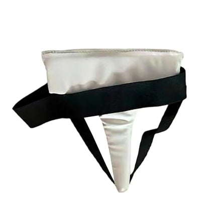 Various Sport Groin Guard Protective Cup Suitable for Combat Training Hockey Football Breathable Design Universally Fit Youth Soldierly Creativity Guard - color: White womens large