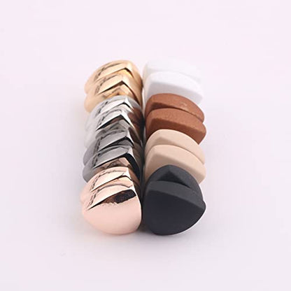 12PCS Pinless Hijab Magnets,triangle Hijab Magnetic Pins Buttons Fasteners For Women Hijabs Scarves Clothes - color: B-black