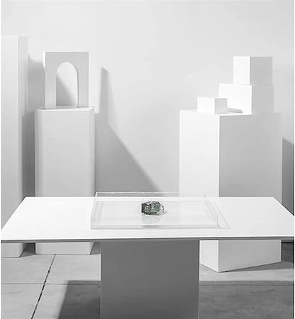 Acrylic Photo Props Tray, Floating Water Tank for Professional Photography, Clear Display Showcase for Food and Cosmetic Styling - size: 30x10x5cm/11.8x3.9x2in