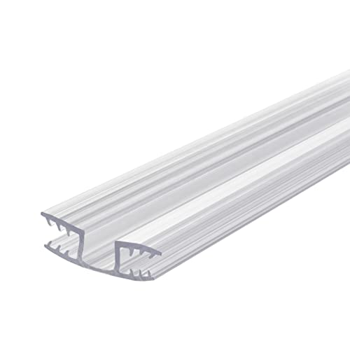 Outwater 12 Inch Clear Aquarium & Terrarium Lid Hinges – 2 Pack – Replacement Canopy Hinges for 3/16" Glass or Acrylic Fish Tank Lids - size: 12 Inches - 2 Pack