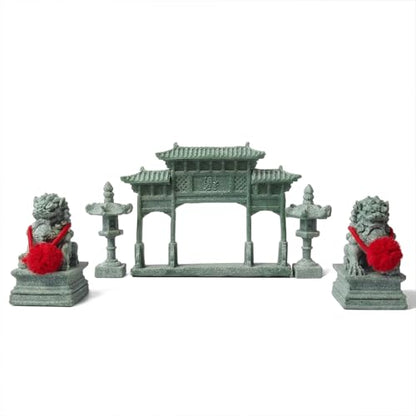 5pcs mini Oriental Chinese Decor Environmentally Friendly Natural Stone Non-Toxic and Harmless for Zen Garden Accessories，Fish Tank，Bonsai Accessories，Aquarium Ornament
