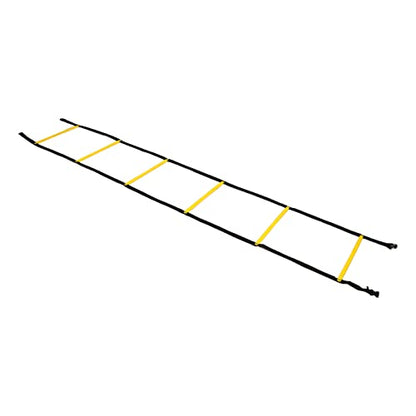Speed Coordination Training Ladder 2.6m | Fixed Rungs for Football/Basketball/Soccer | Secure PP Material with Carry Bag | Improves Balance & Quickness