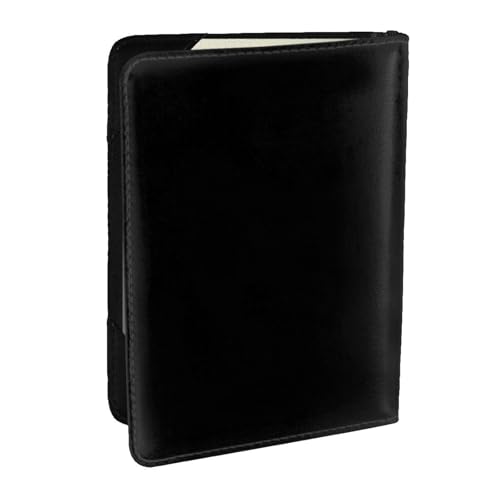 Islamic New Year Celebration Hijri Muslims 5.5in Cowhide Passport Holder, Genuine Leather Travel Document Organizer, Durable Passport Case for Travel & Business