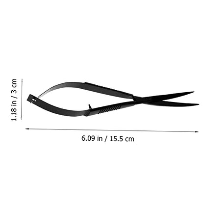 balacoo 3pcs Aquarium Scissor Professional Plant Trimmer for Aquascaping for Maintaining Substrate and Decorations for Water Plants and Tight Spaces