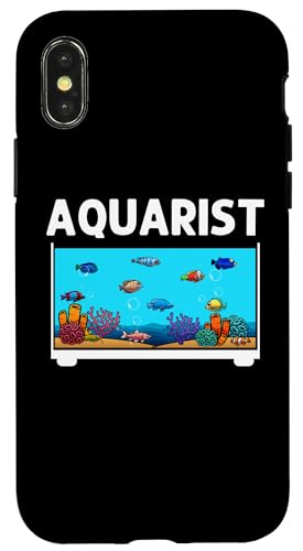 iPhone X/XS Funny Aquarium For Men Women Fish Tank Lovers Reef Keeper Case