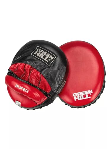 Green Hill Focus Mitts Boxing Pads - color: 5014 RED/BLACK