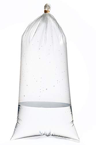 RESILIA Plastic, Leak-Proof Shipping Bags for Live Fish - 20" x 30" 2 Mil, 0.002 Inch, Double Bottom Seal, for Freshwater & Saltwater Fish, Case of 25 - size: 25 count