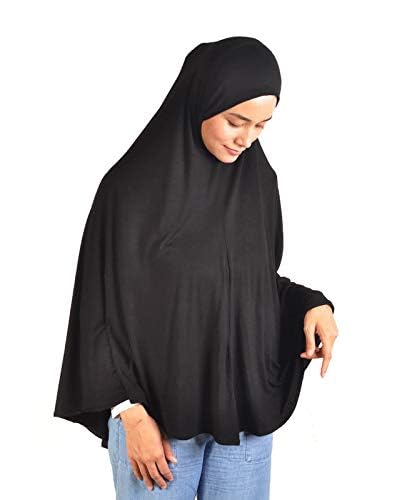 Mu Lan Prayer Dress | Instant Big Hijab | One Piece Easy Slip On Practical and Comfortable Cape (L Size)