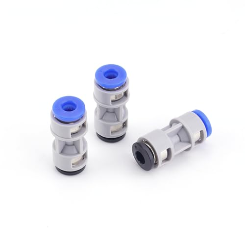 3pcs Teflon PTFE Tube Adapter Replacement for Bambu Lab | A1/A1MINI/P1P/P1S/P2S/X1/X1C/X1E/H2D/H2S 3D Printer,Plastic Metal Mixed Feed Connectors for Bambu Lab 3d Printer