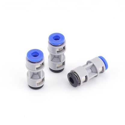 3pcs Teflon PTFE Tube Adapter Replacement for Bambu Lab | A1/A1MINI/P1P/P1S/P2S/X1/X1C/X1E/H2D/H2S 3D Printer,Plastic Metal Mixed Feed Connectors for Bambu Lab 3d Printer