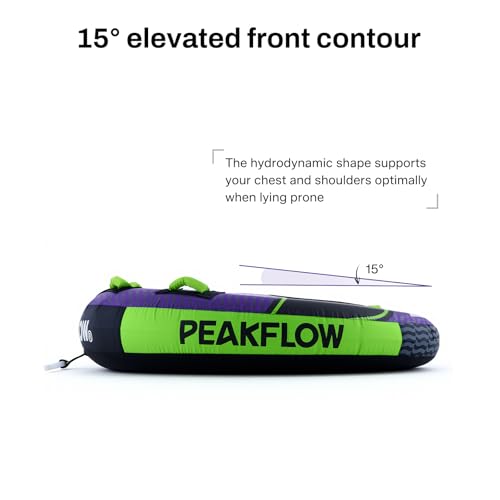 PEAKFLOW Towable Tube,Boat Tube,1-3 Person,Tubes for Boating,PVC Liner and Full Nylon Cover,Lake & Ocean Fun - size: 1-2 Rider Eclipse