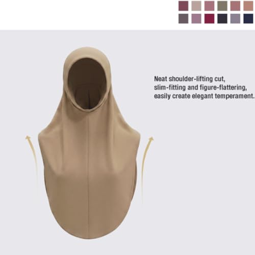 Ready To Wear Hijab For Women Instant Turban Stretch Soft Muslim Scarf For Prayer Long Hijabs Islamic Jersey Abaya - color: New Slim Pattern 4#