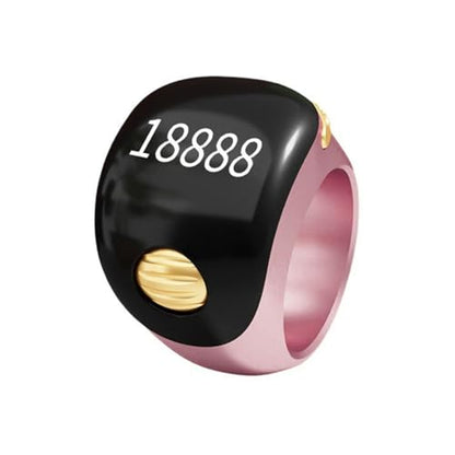 Interchangeable Tasbih Zikr Rings 3 Size Digital Prayer Counter Electronic Counting for Digital Counter - color: Rose Gold